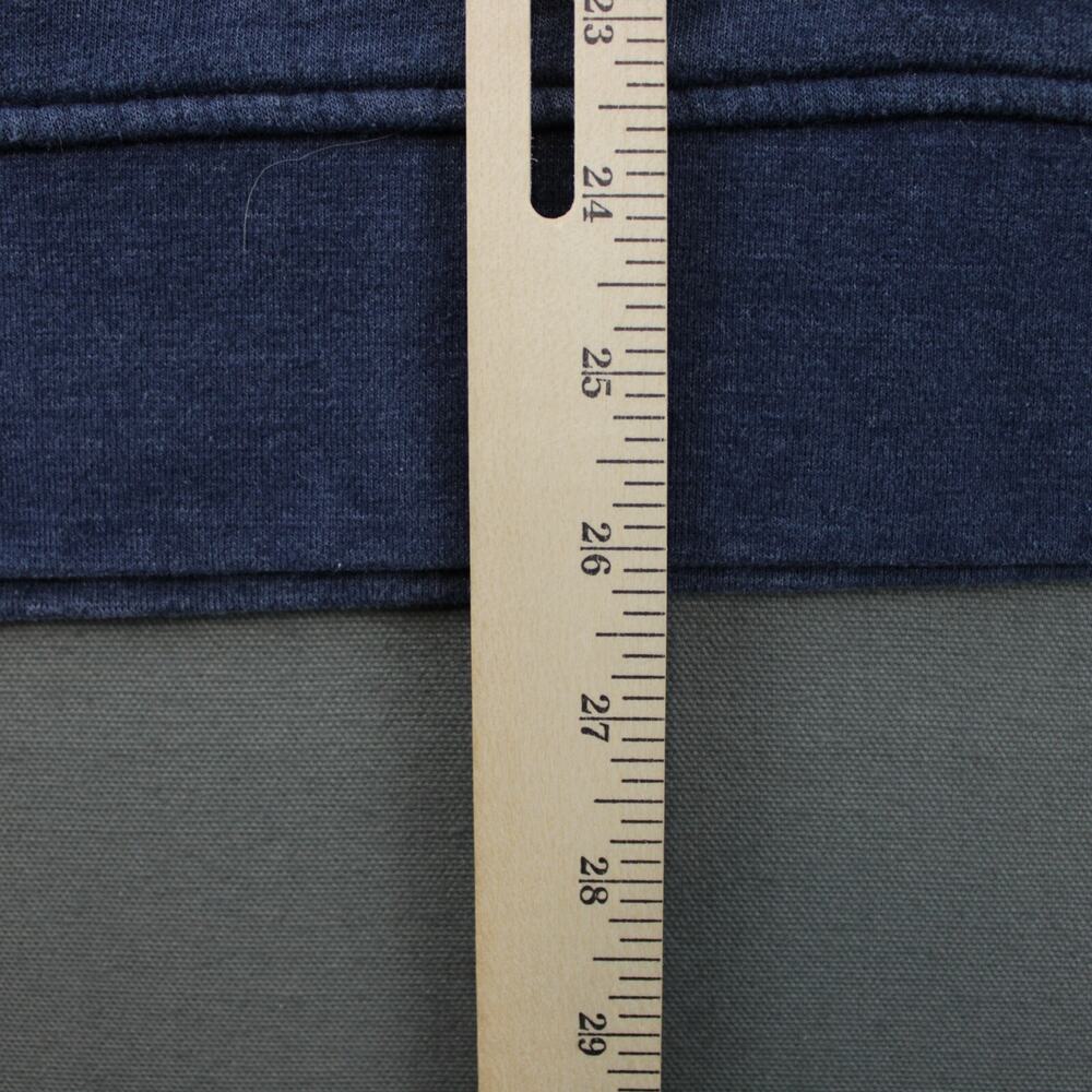Orvis Quarter Zip Pullover Mens M Blue Cotton Casual - Picture 6 of 6